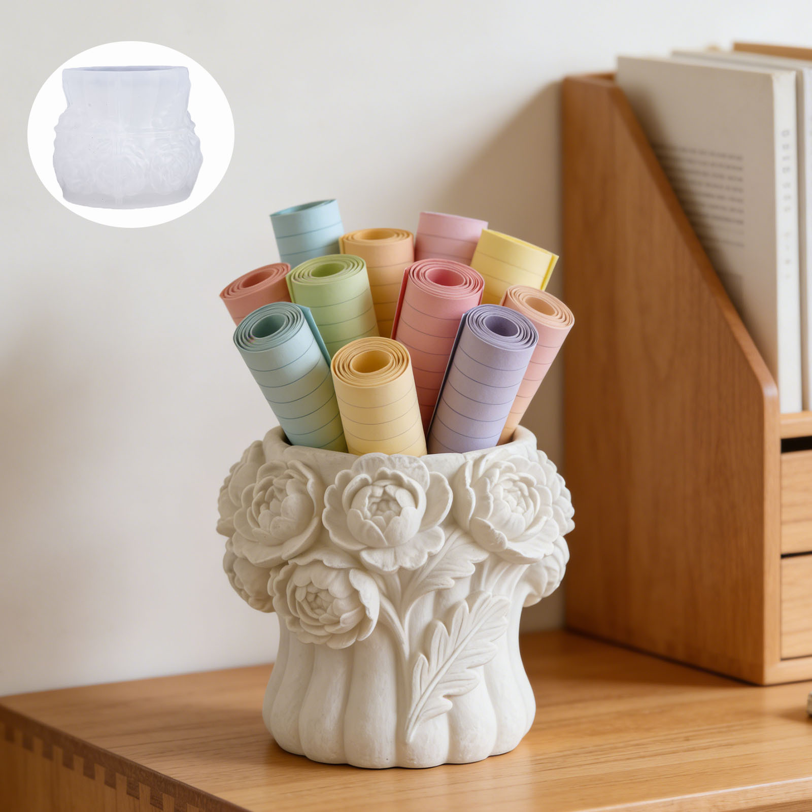 3D Rose Flower Vase Silicone M - огляд і ціна Florist Supply Vases