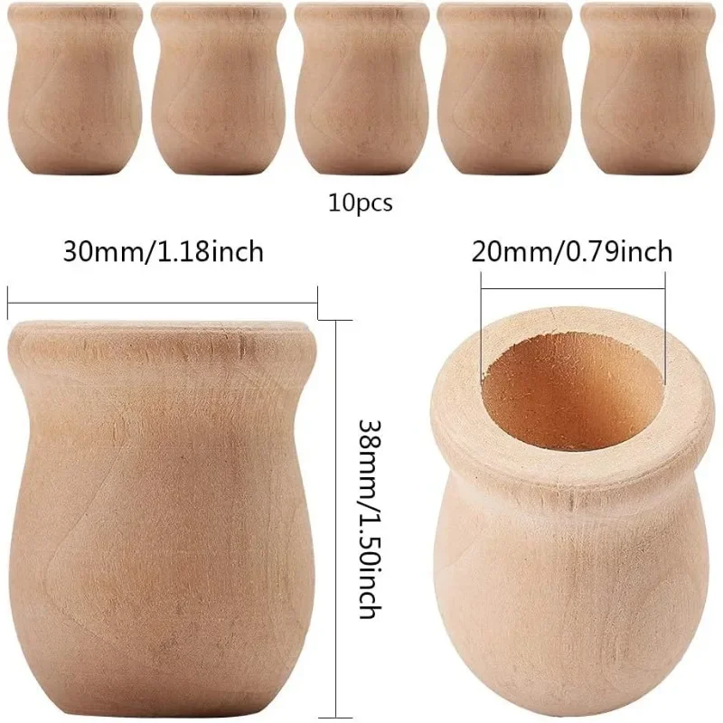 10 pcs 1.5 Inch 10pcs Unfinish - огляд і ціна Florist Supply Vases