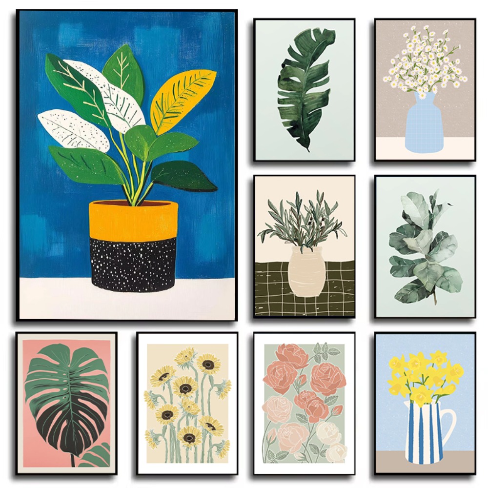 Garden Flower Vase Art Poster  - огляд і ціна Florist Supply Vases