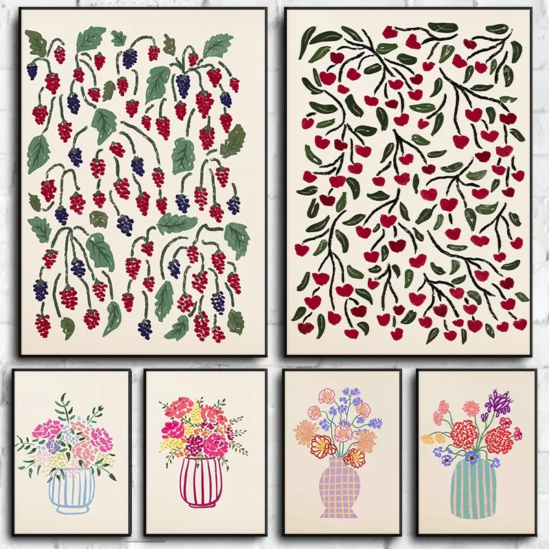 1pc frameless Canvas Painting  - огляд і ціна Florist Supply Vases