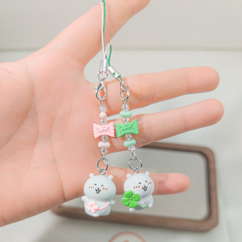 Cute Beaded Phone Strap Pink G - огляд і ціна Supply Florist